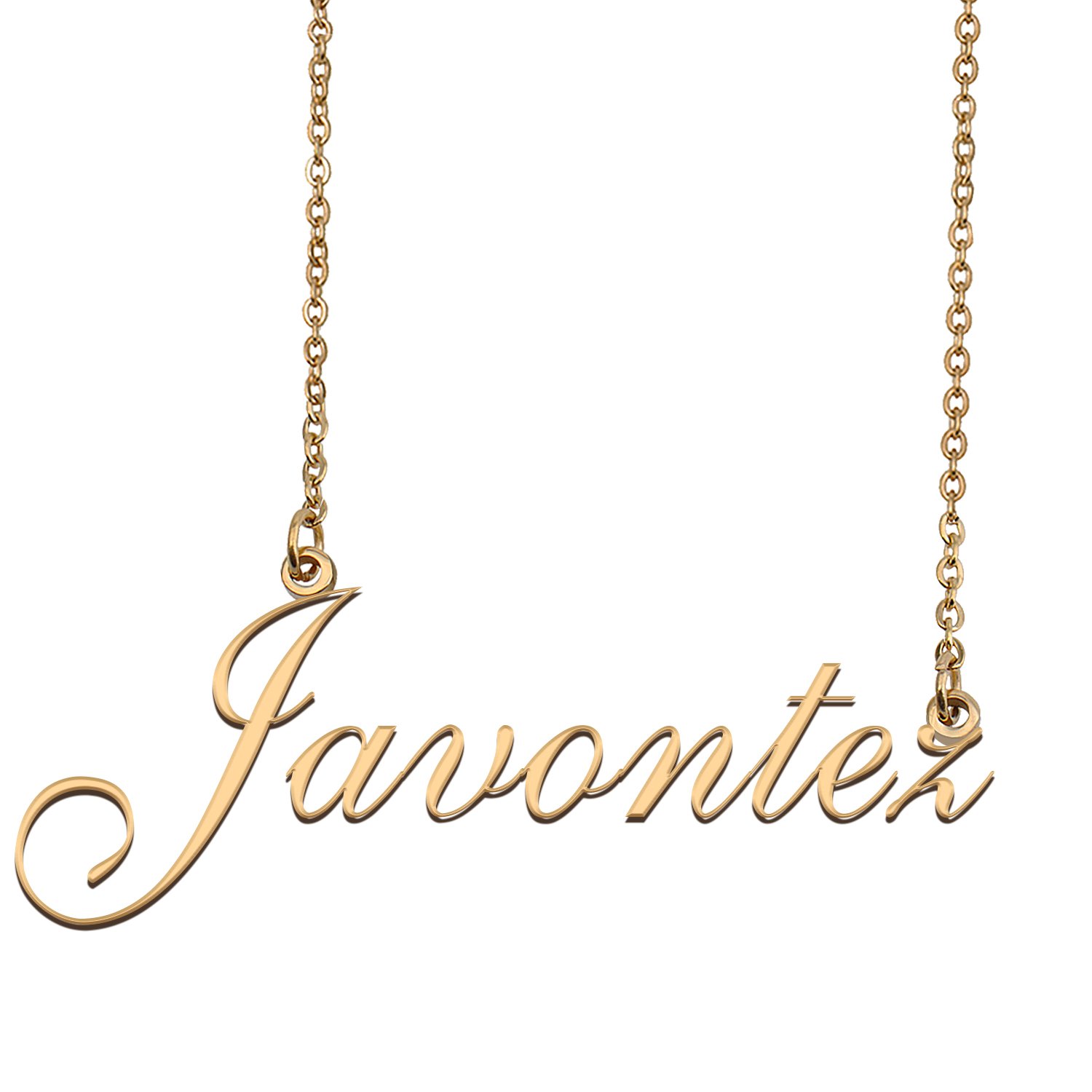 Customized Custom Script Name Necklace for Women Javontez