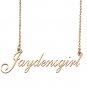 Customized Custom Script Name Necklace for Women Jaydensgirl