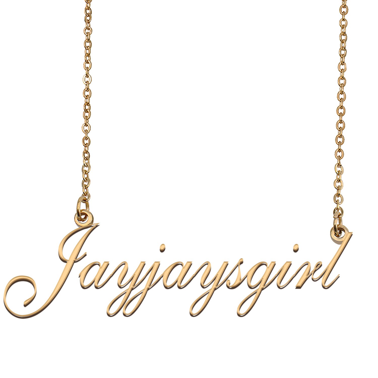 Customized Custom Script Name Necklace for Women Jayjaysgirl