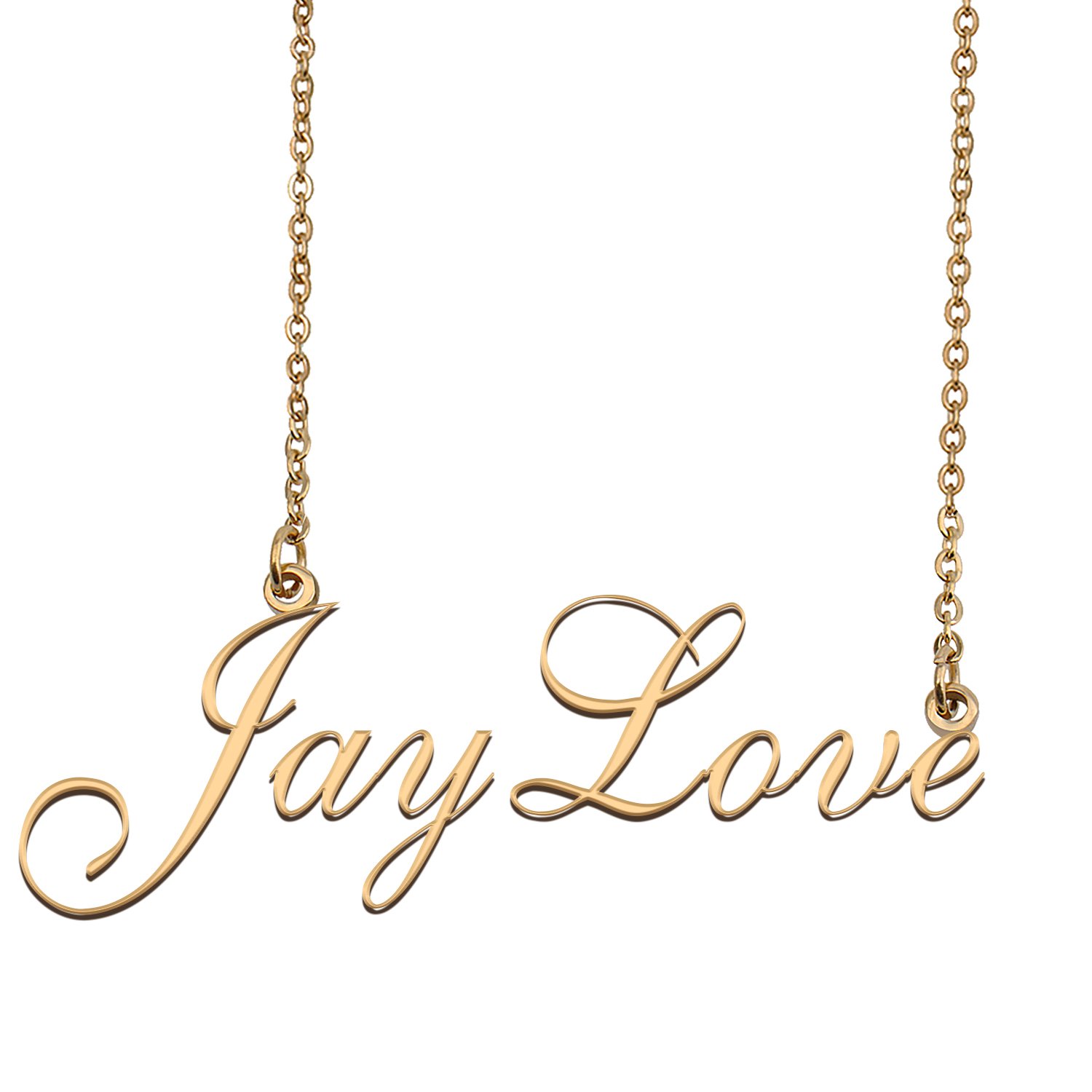 Customized Custom Script Name Necklace for Women JayLove