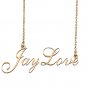 Customized Custom Script Name Necklace for Women JayLove