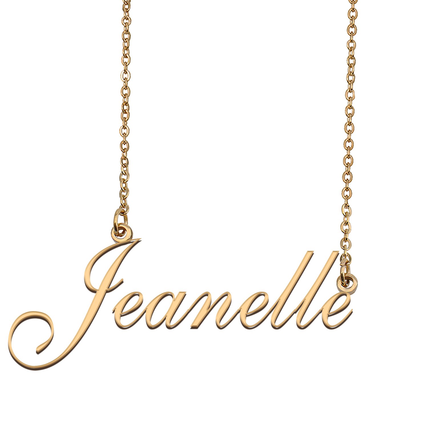 Customized Custom Script Name Necklace for Women Jeanelle