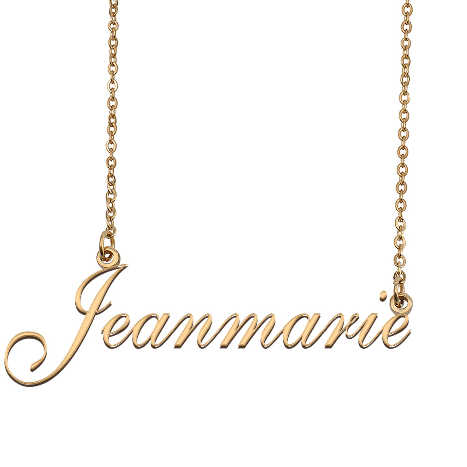 Customized Custom Script Name Necklace for Women Jeanmarie