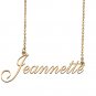 Customized Custom Script Name Necklace for Women Jeannette
