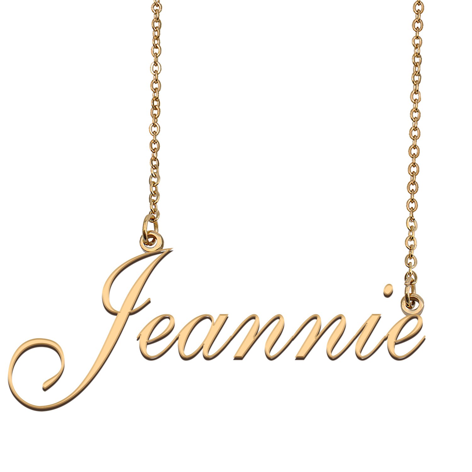 Customized Custom Script Name Necklace for Women Jeannie