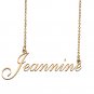 Customized Custom Script Name Necklace for Women Jeannine