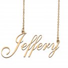 Customized Custom Script Name Necklace for Women Jeffery