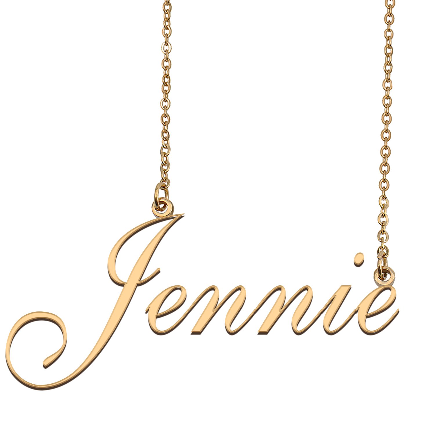 Customized Custom Script Name Necklace for Women Jennie