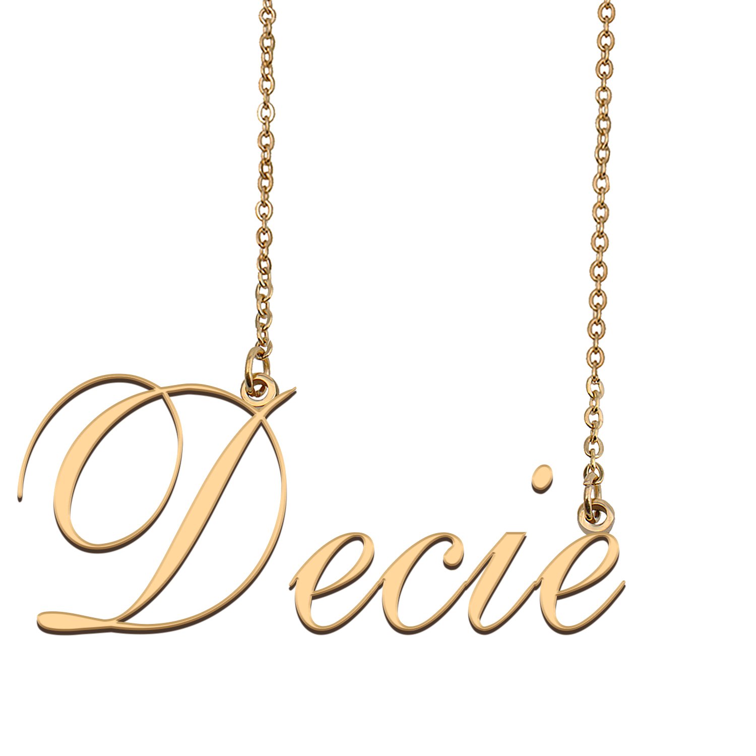 Customized Custom Script Name Necklace for Women Jinnah