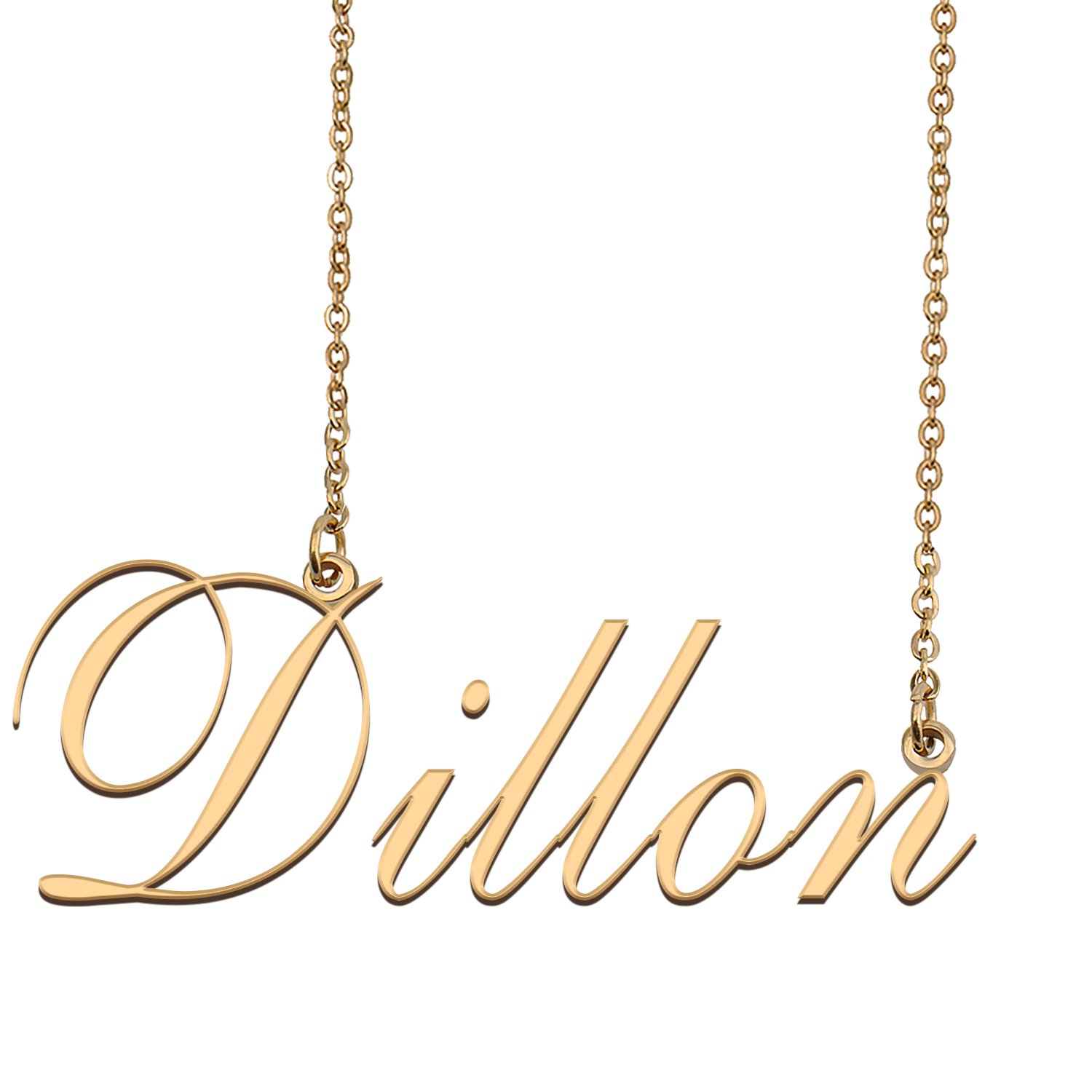 Customized Name Necklace 18K Gold Plated Jewelry Gift for Girlfriend for Her Jusasha
