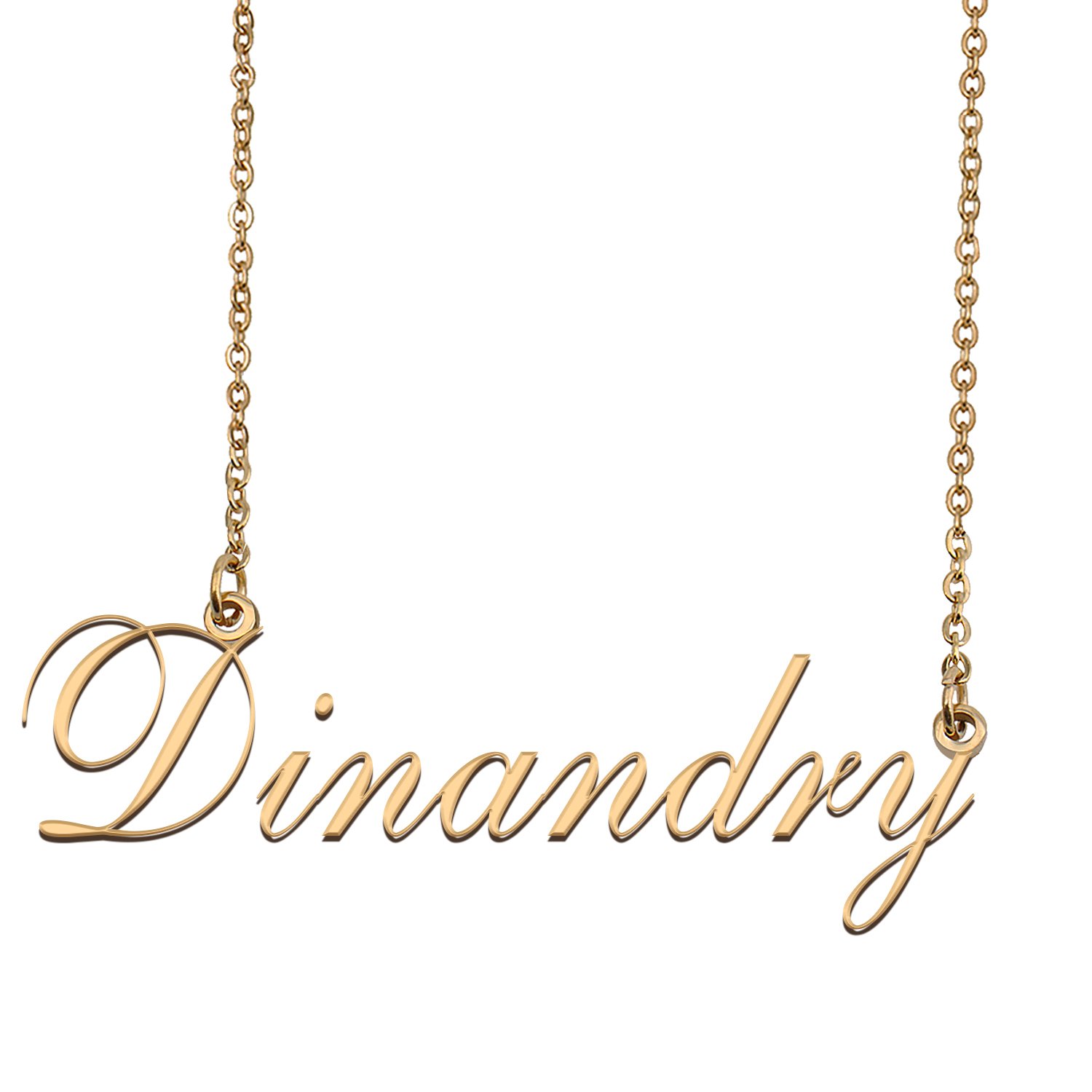 Customized Name Necklace 18K Gold Plated Jewelry Gift for Girlfriend
