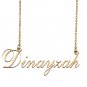 Customized Name Necklace 18K Gold Plated Jewelry Gift for Girlfriend for Her Justyn
