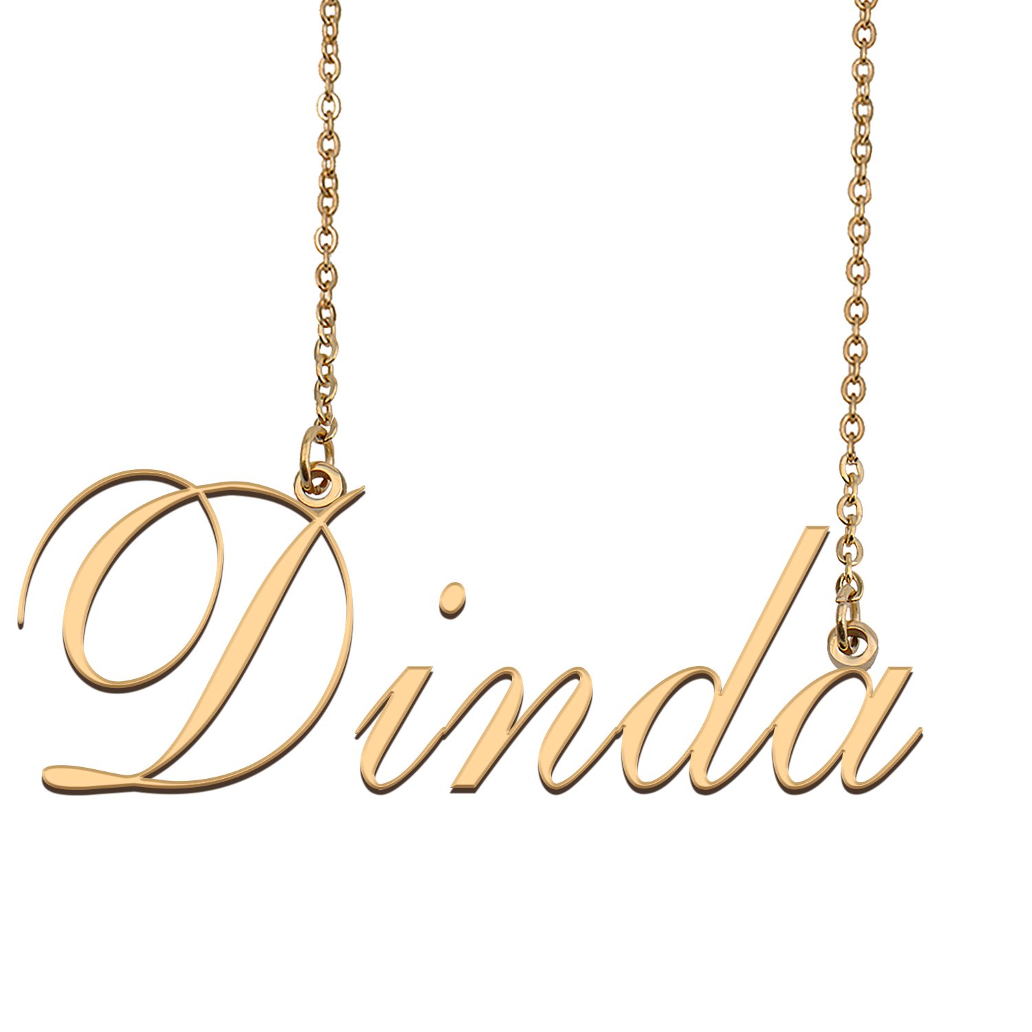 Customized Name Necklace 18K Gold Plated Jewelry Gift for Girlfriend for Her Juulian
