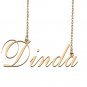 Customized Name Necklace 18K Gold Plated Jewelry Gift for Girlfriend for Her Juulian