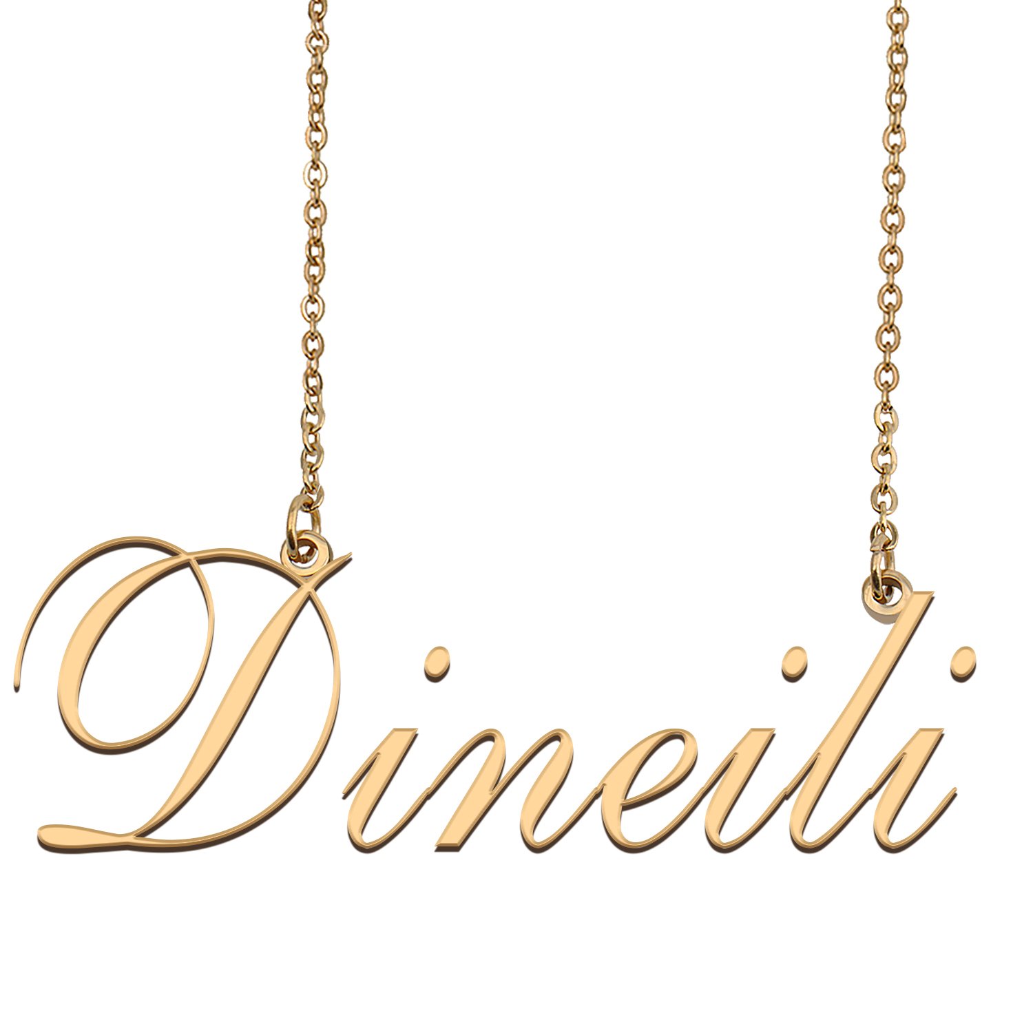 Customized Name Necklace 18K Gold Plated Jewelry Gift for Girlfriend for Her Jvzzi