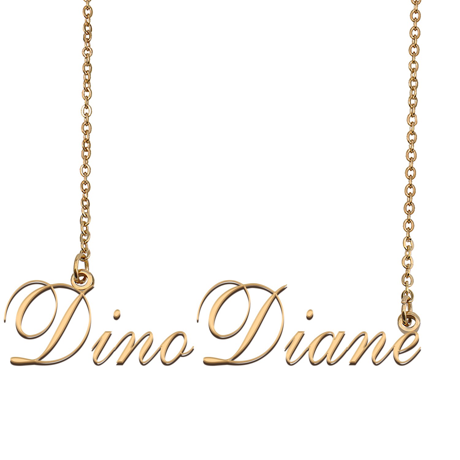 Customized Name Necklace 18K Gold Plated Jewelry Gift for Girlfriend for Her Jyheim