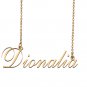 Customized Name Necklace 18K Gold Plated Jewelry Gift for Girlfriend for Her Jzh