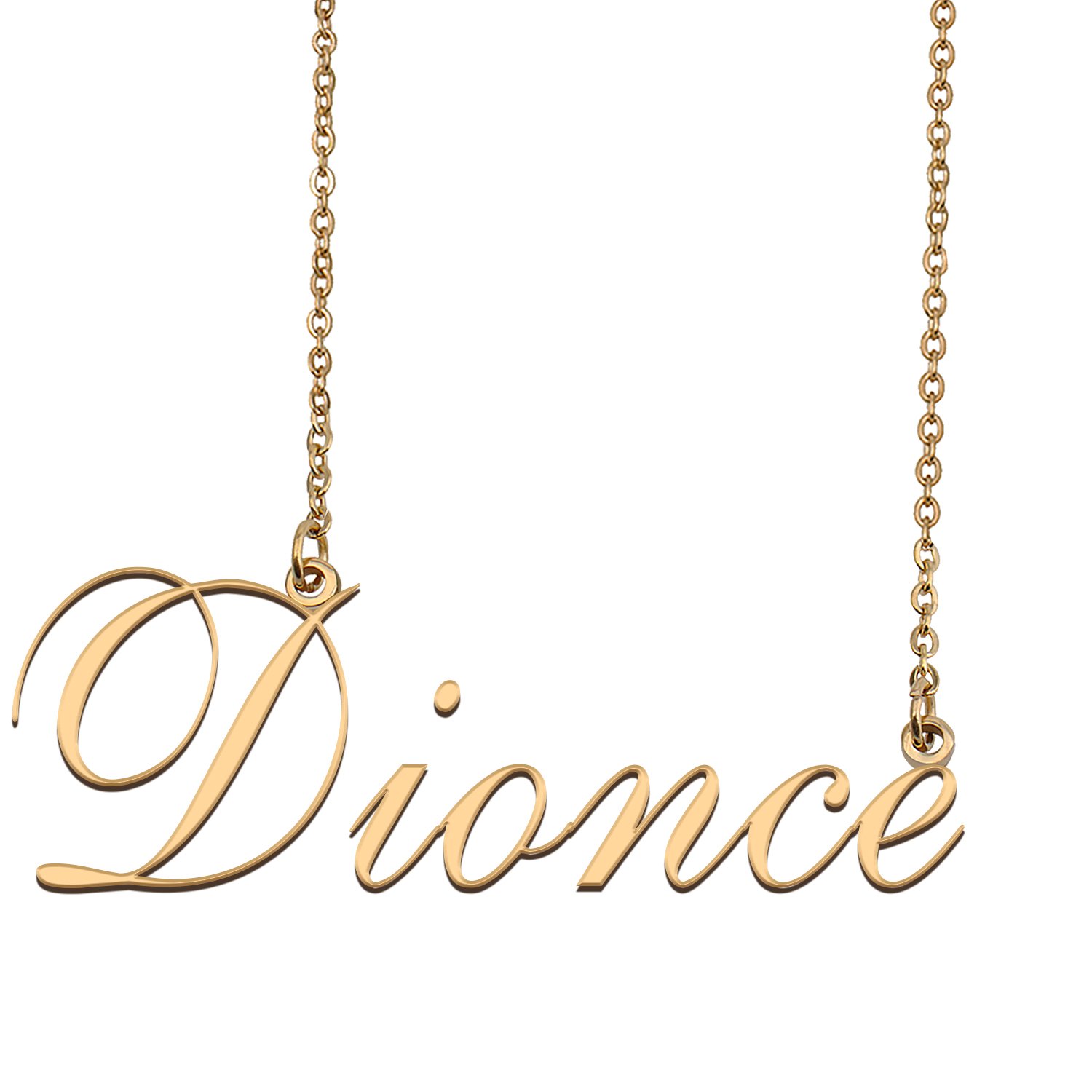 Customized Name Necklace 18K Gold Plated Jewelry Gift for Girlfriend for Her Kaali