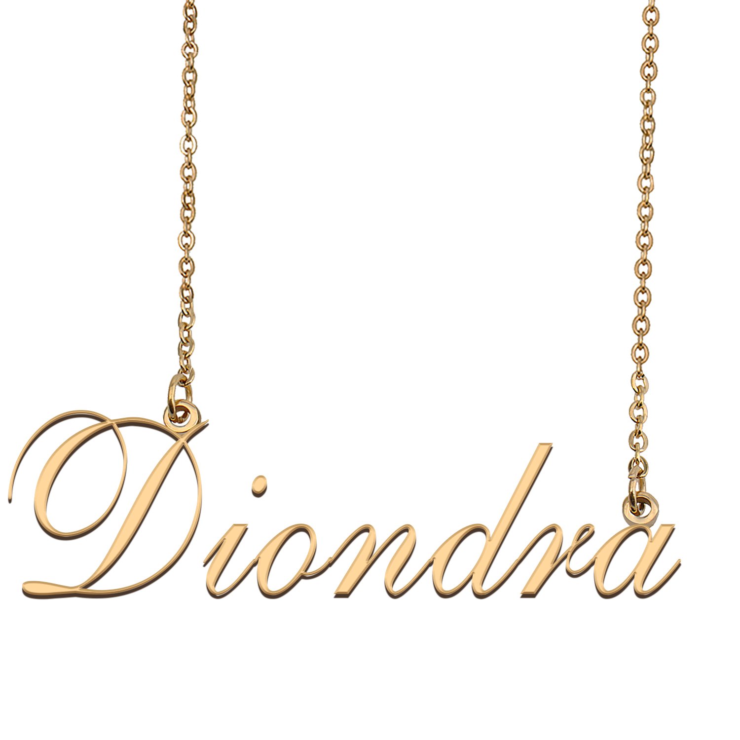 Customized Name Necklace 18K Gold Plated Jewelry Gift for Girlfriend for Her Kaaybuckaa