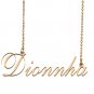 Customized Name Necklace 18K Gold Plated Jewelry Gift for Girlfriend for Her Kabie