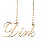 Customized Name Necklace 18K Gold Plated Jewelry Gift for Girlfriend for Her Kacey