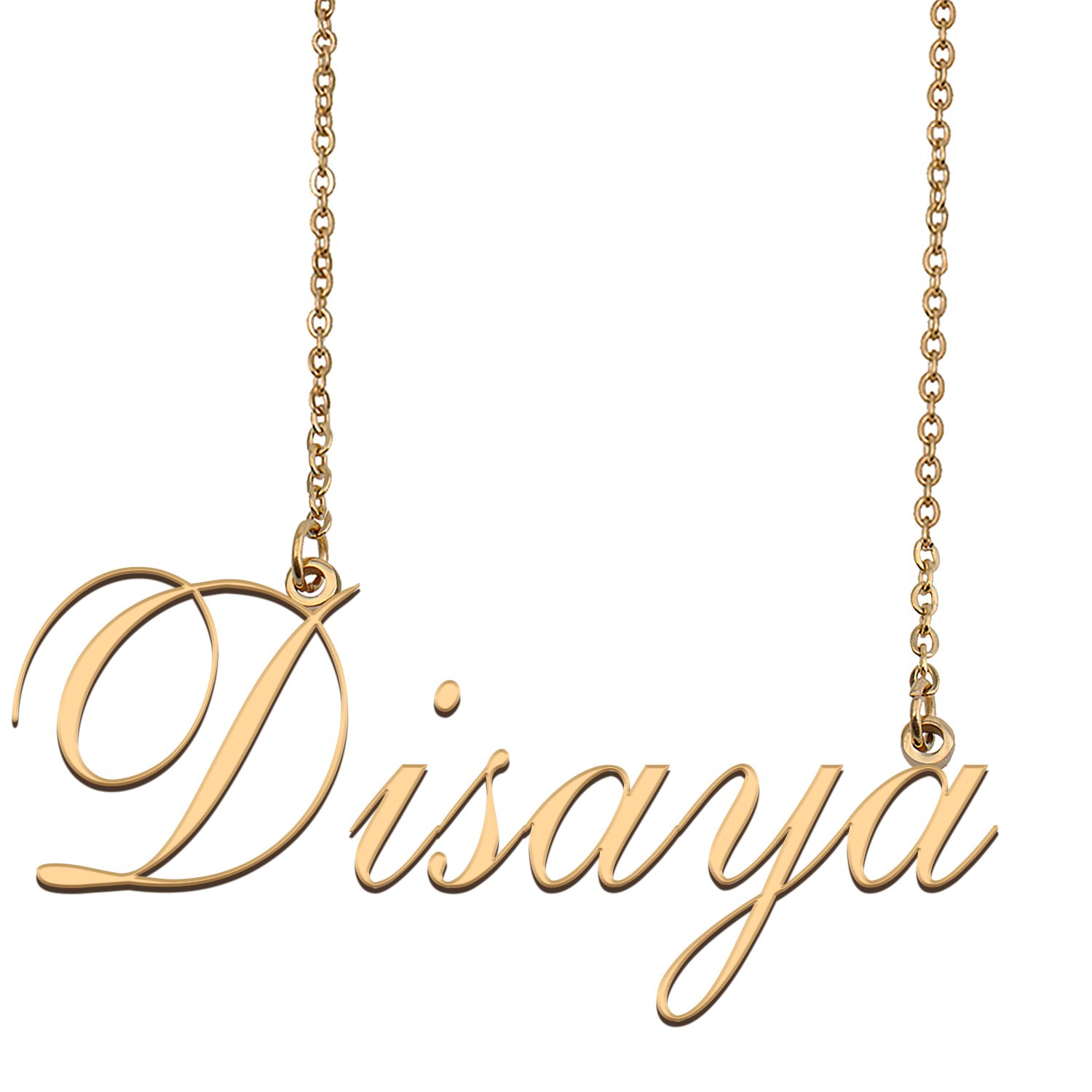 Customized Name Necklace 18K Gold Plated Jewelry Gift for Girlfriend for Her Kaddy