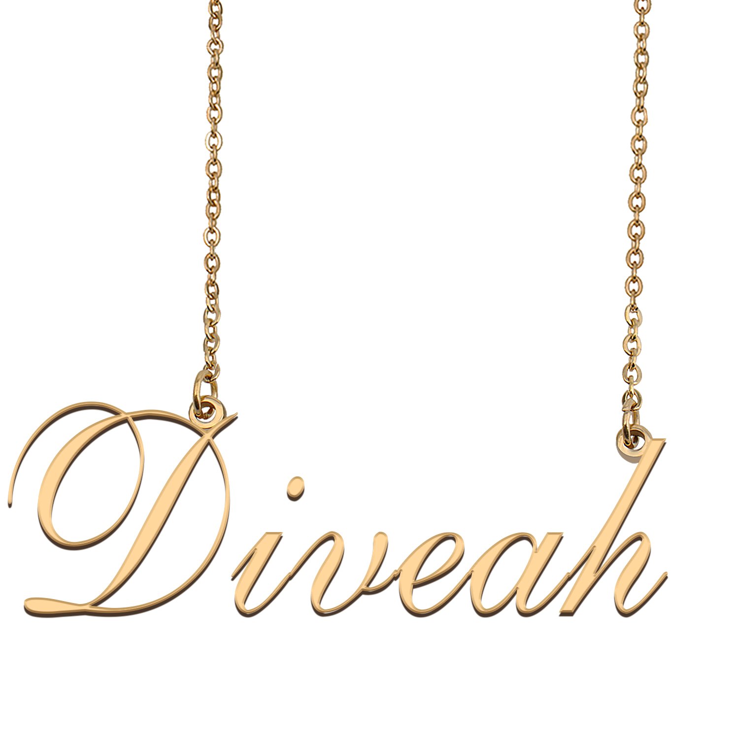 Customized Name Necklace 18K Gold Plated Jewelry Gift for Girlfriend for Her Kadeshia