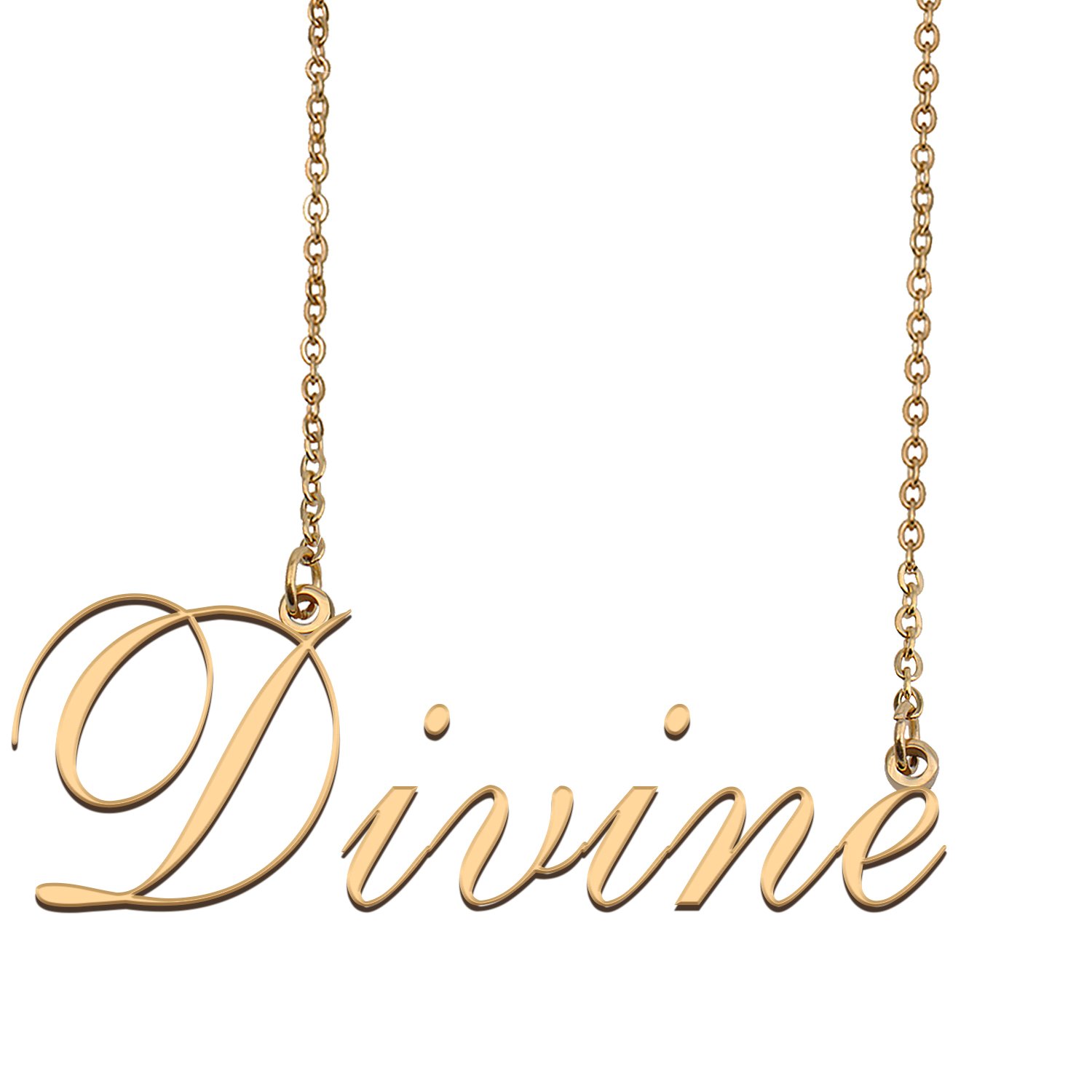Customized Name Necklace 18K Gold Plated Jewelry Gift for Girlfriend for Her Kadia