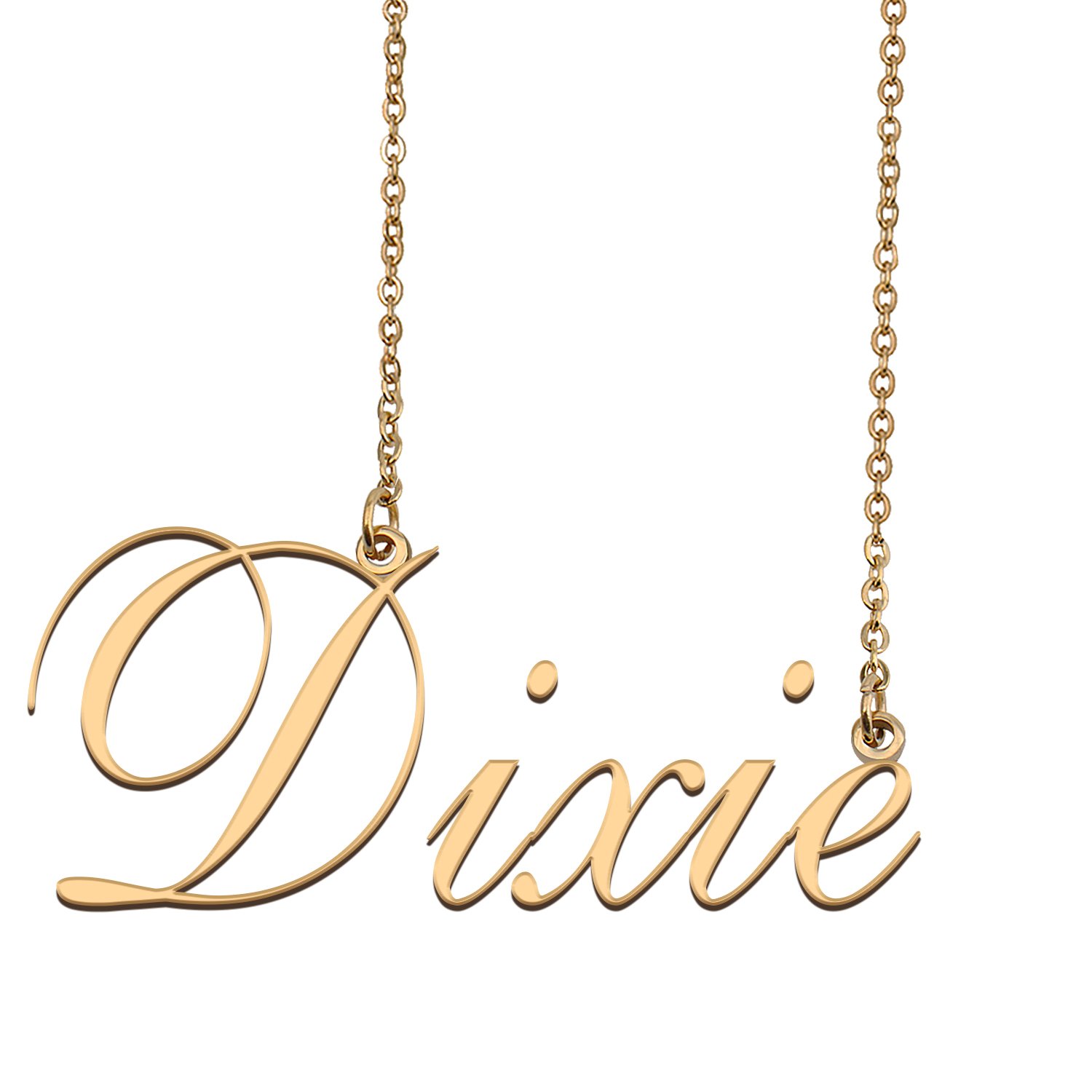 Customized Name Necklace 18K Gold Plated Jewelry Gift for Girlfriend for Her Kadierian