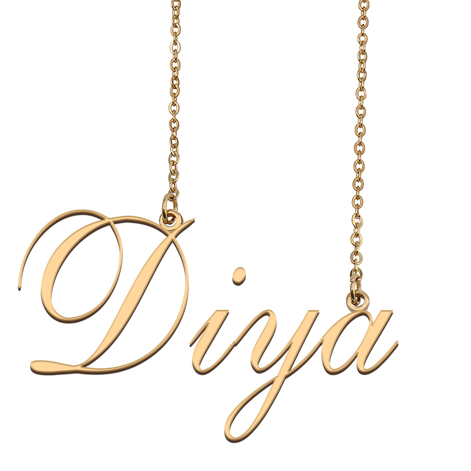 Customized Name Necklace 18K Gold Plated Jewelry Gift for Girlfriend for Her Kadira