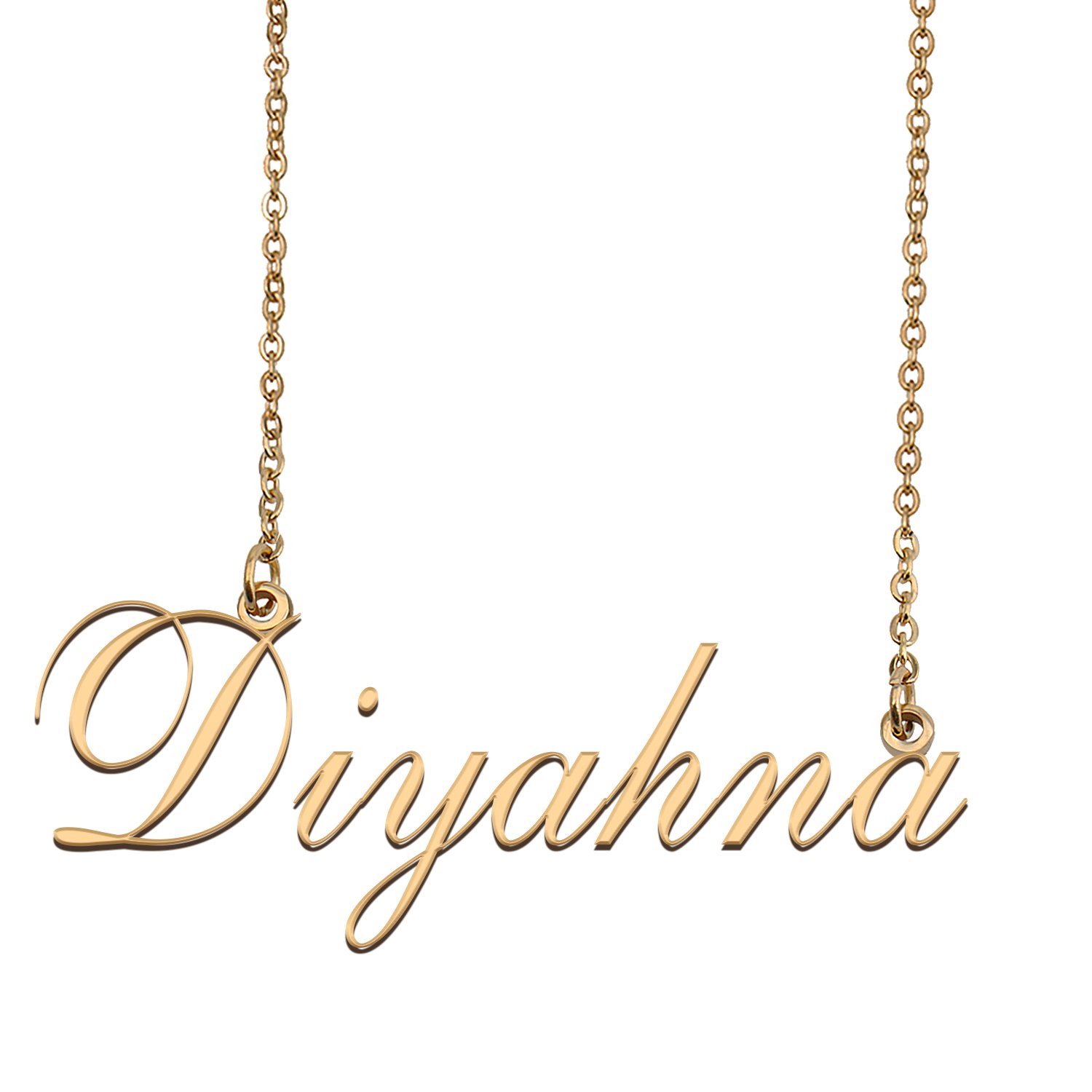 Customized Name Necklace 18K Gold Plated Jewelry Gift for Girlfriend for Her Kady