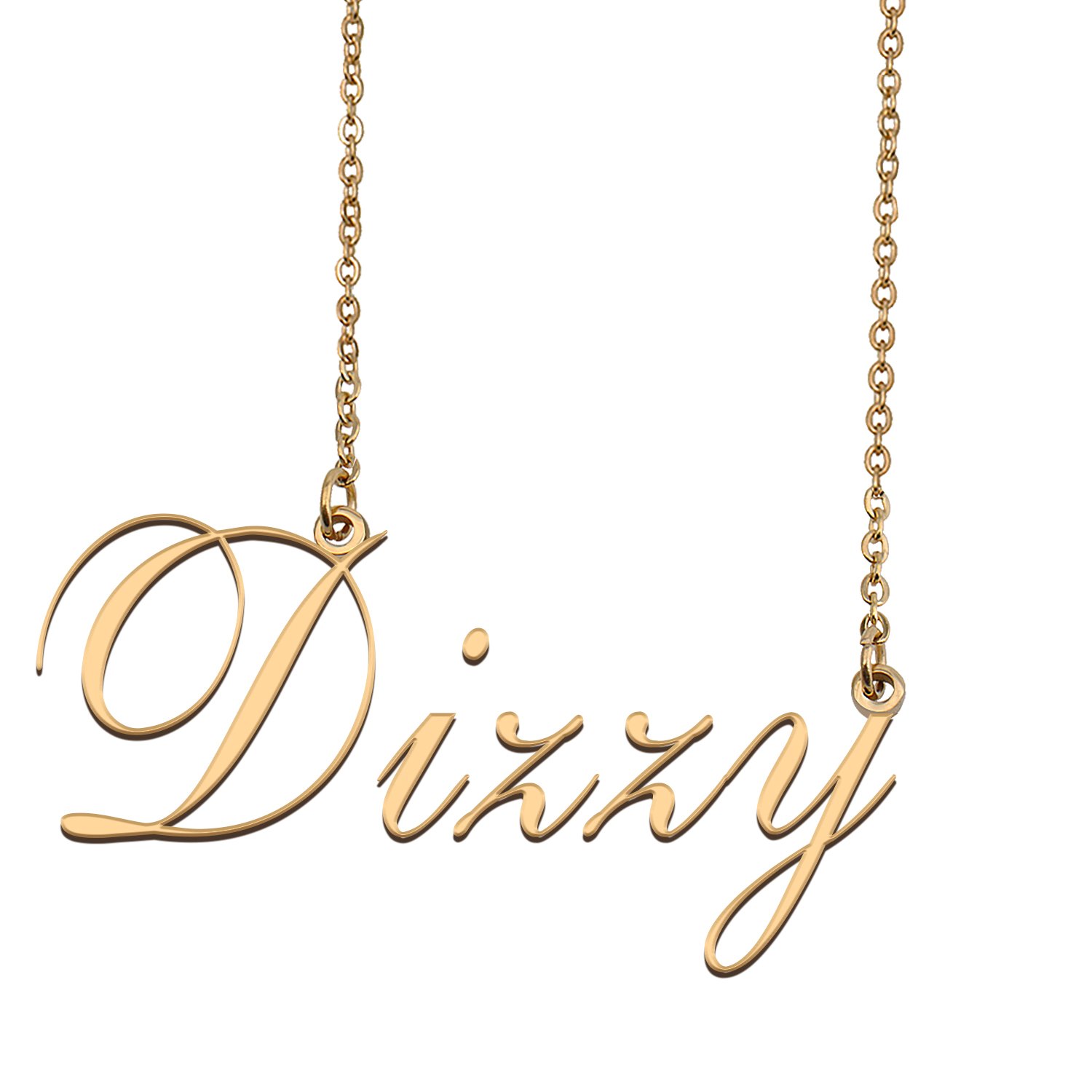 Customized Name Necklace 18K Gold Plated Jewelry Gift for Girlfriend for Her Kae