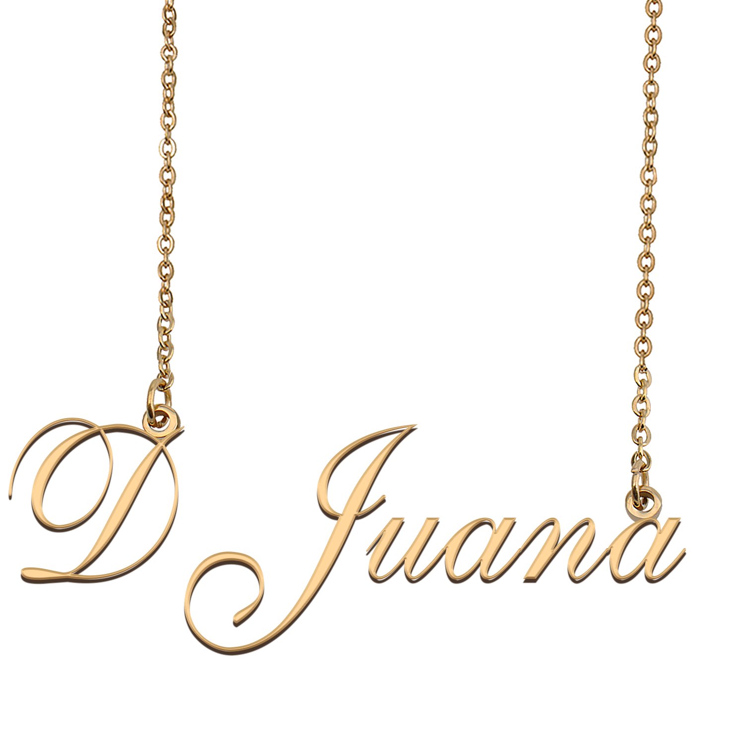 Customized Name Necklace 18K Gold Plated Jewelry Gift for Girlfriend for Her Kaeli