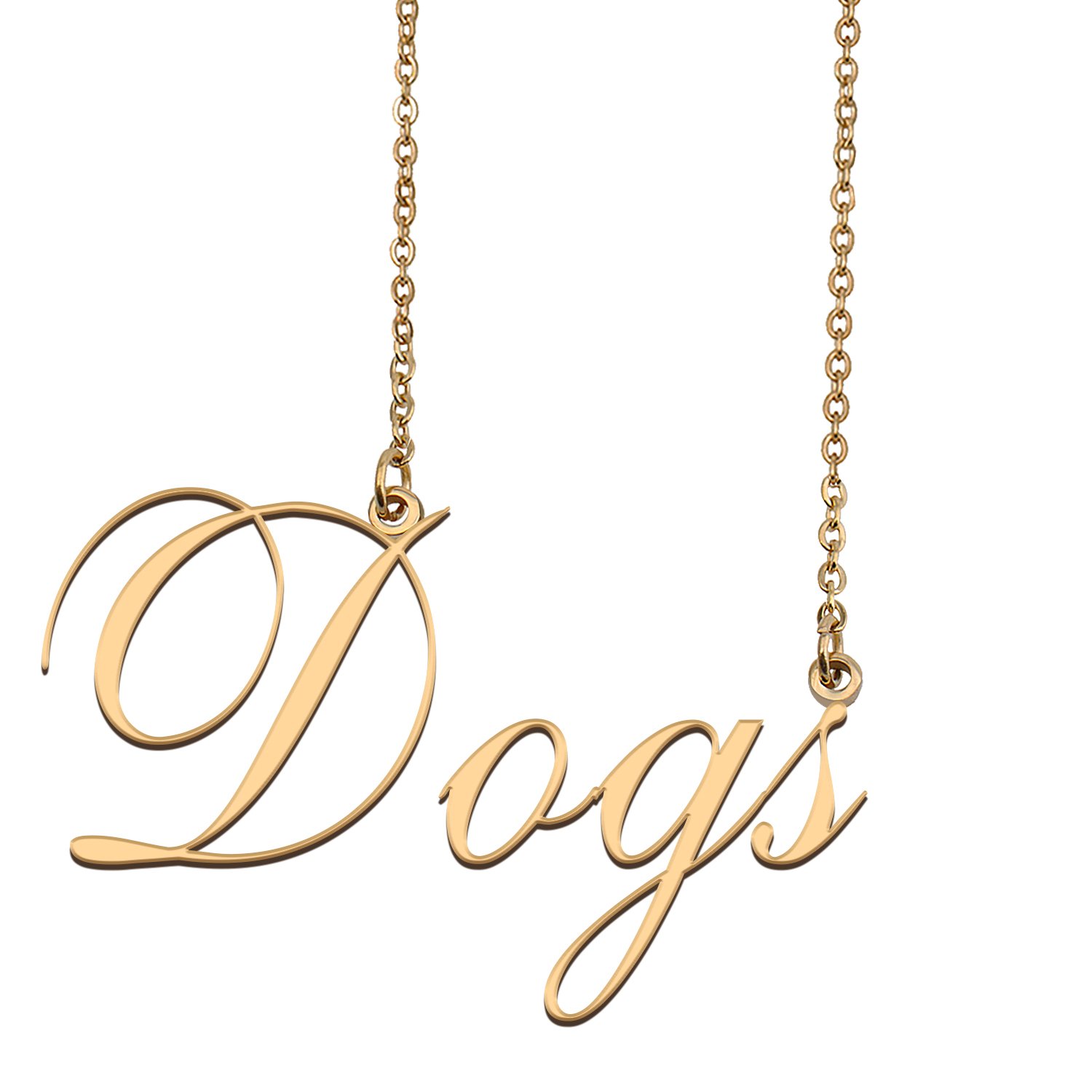 Customized Name Necklace 18K Gold Plated Jewelry Gift for Girlfriend for Her Kaija