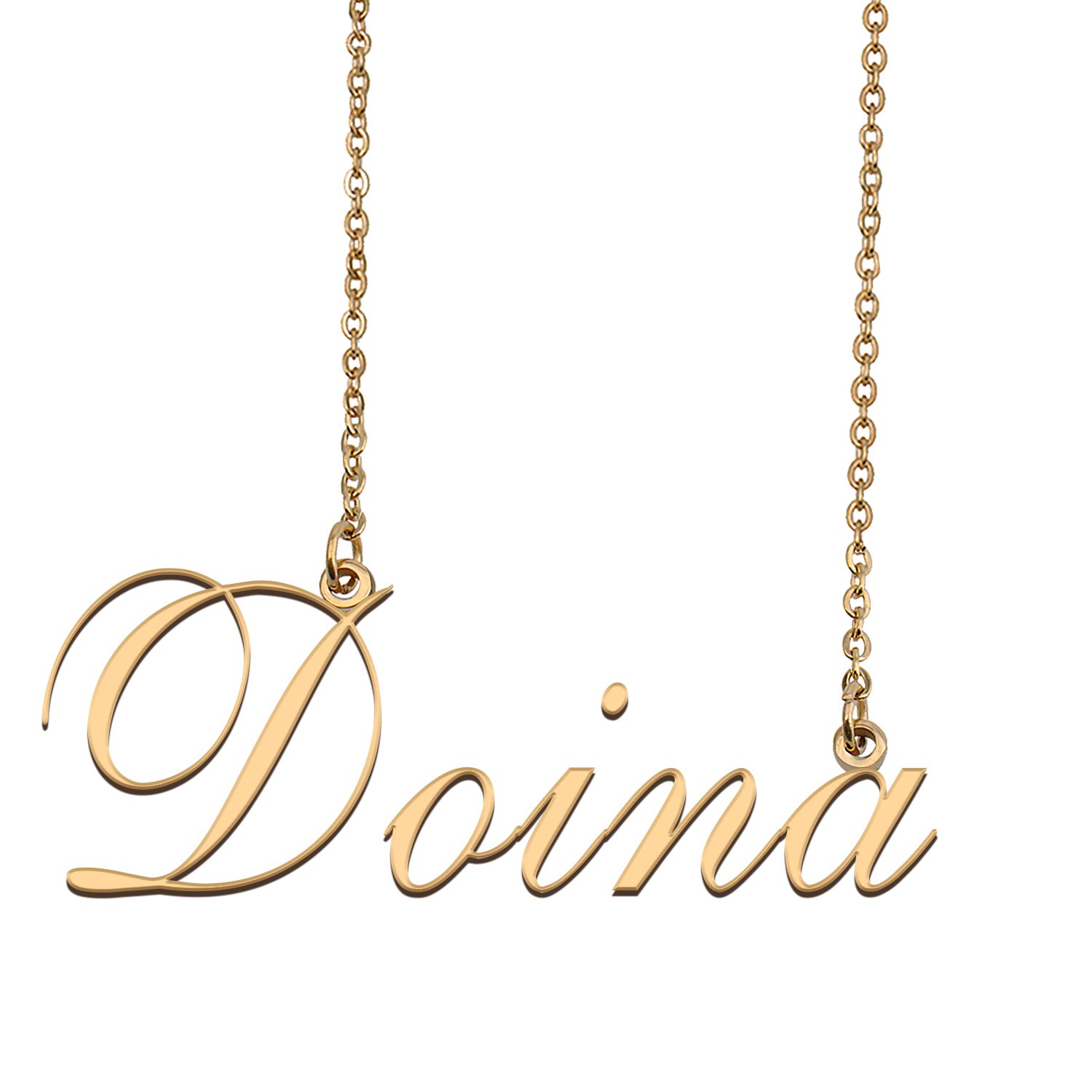Customized Name Necklace 18K Gold Plated Jewelry Gift for Girlfriend for Her Kaijour