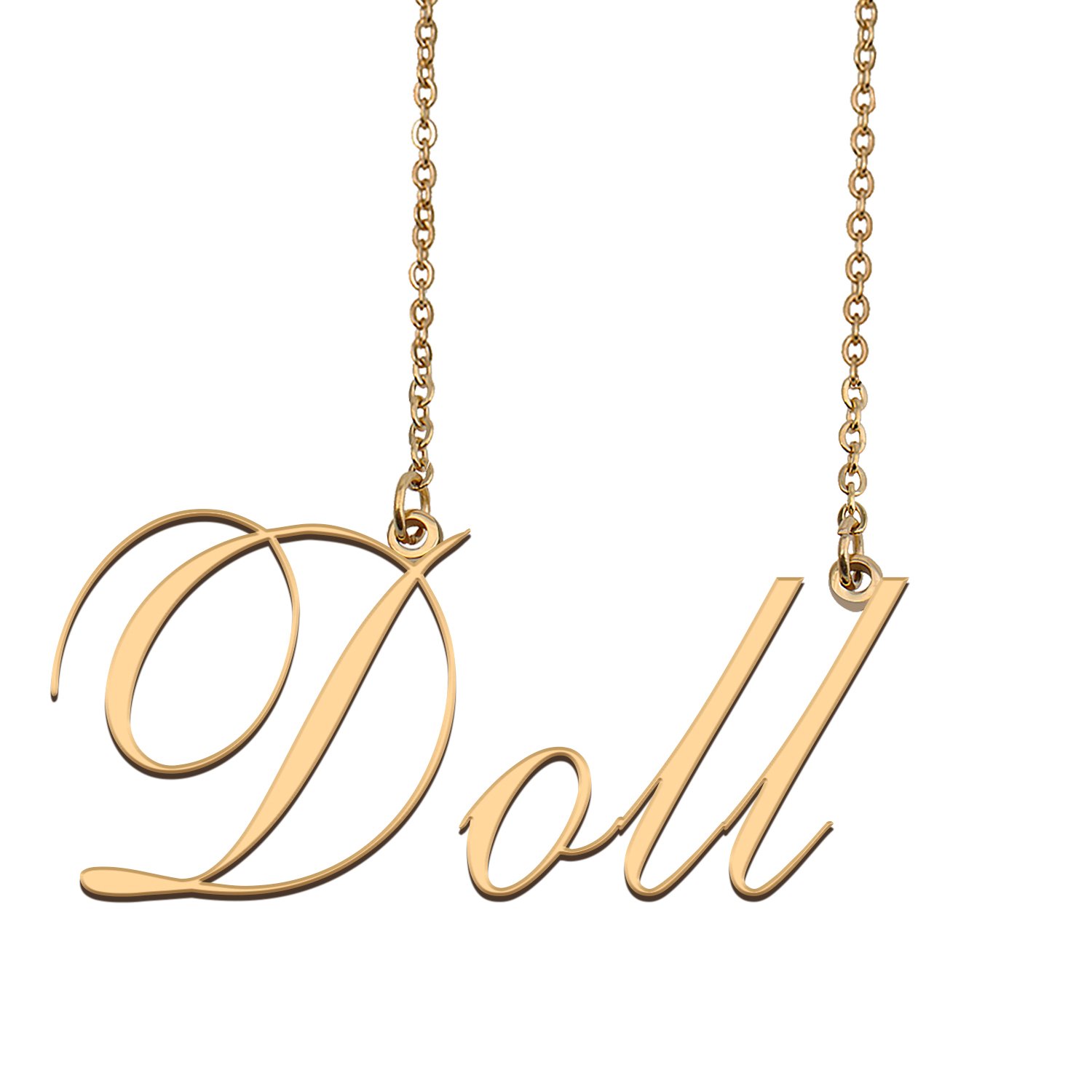 Customized Name Necklace 18K Gold Plated Jewelry Gift for Girlfriend for Her Kaila