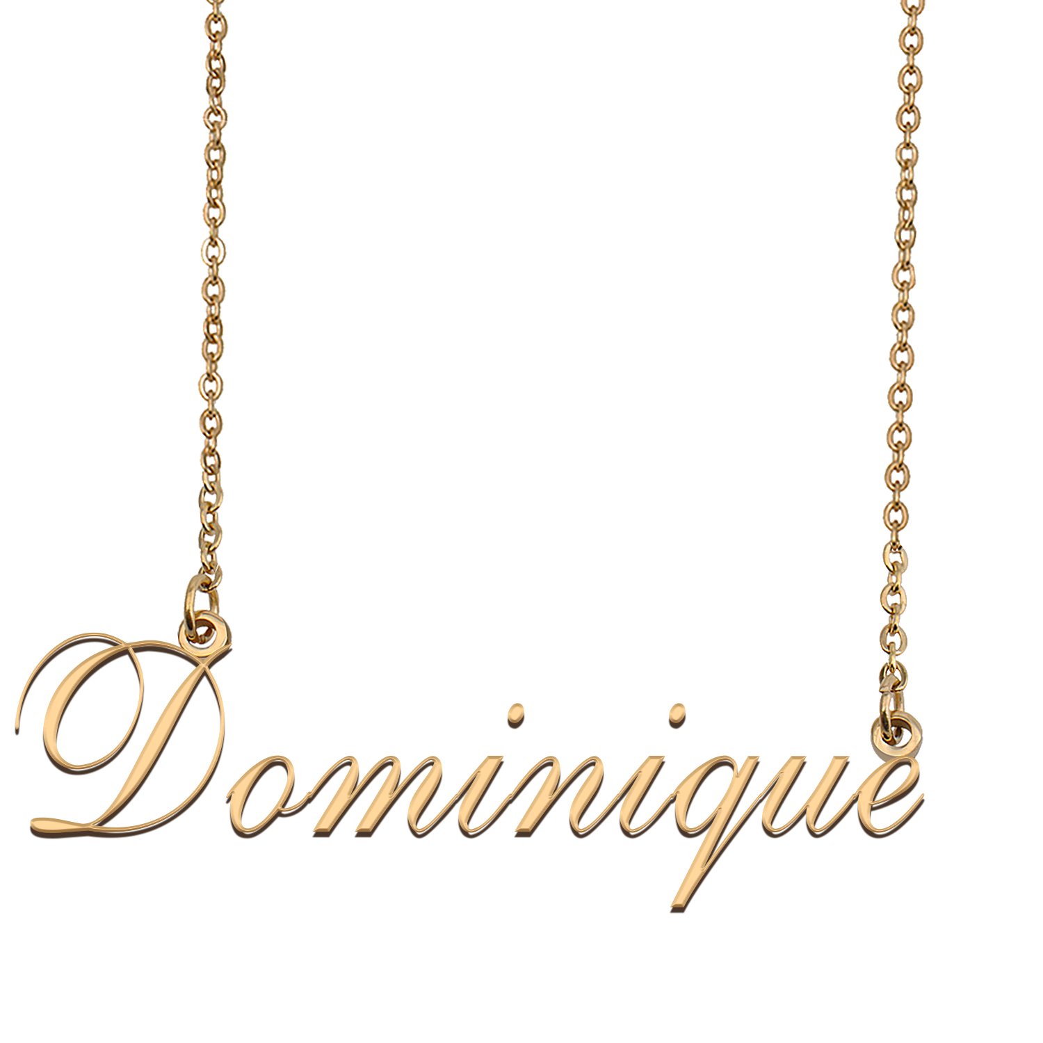 Customized Name Necklace 18K Gold Plated Jewelry Gift for Girlfriend for Her Kaisha