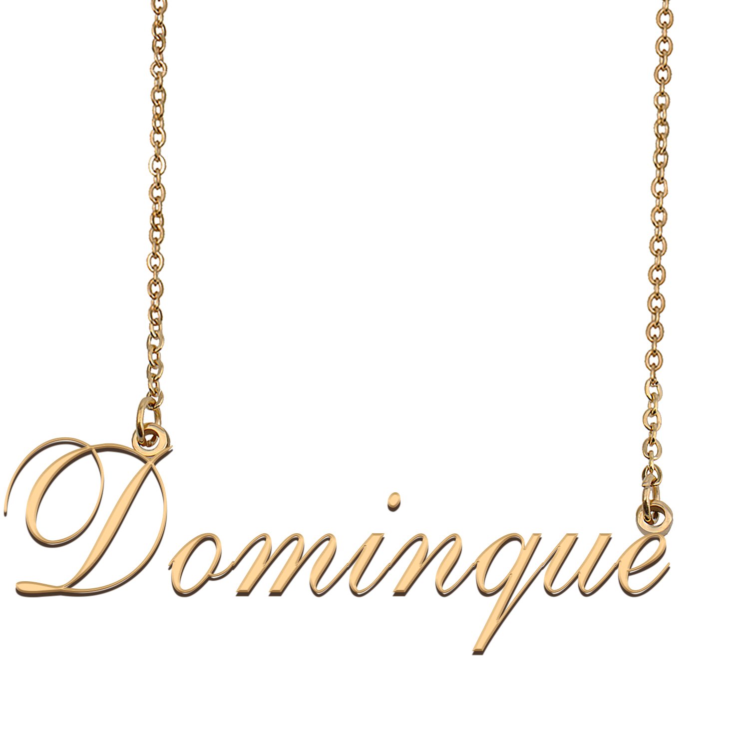 Customized Name Necklace 18K Gold Plated Jewelry Gift for Girlfriend for Her Kaison