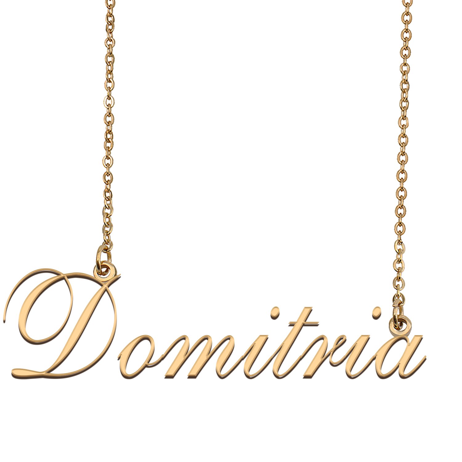 Customized Name Necklace 18K Gold Plated Jewelry Gift for Girlfriend for Her Kait