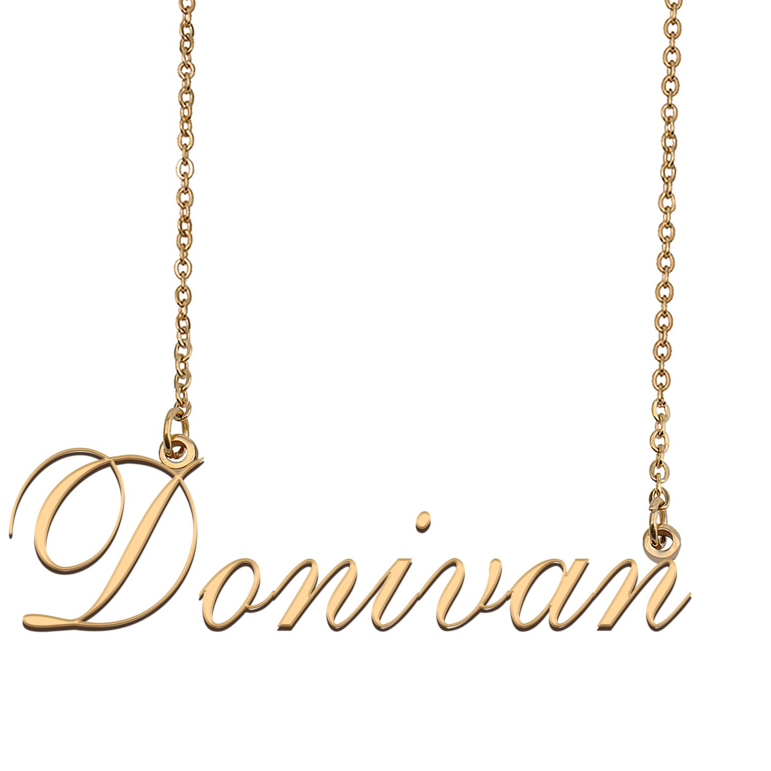 Customized Name Necklace 18K Gold Plated Jewelry Gift for Girlfriend for Her Kaja