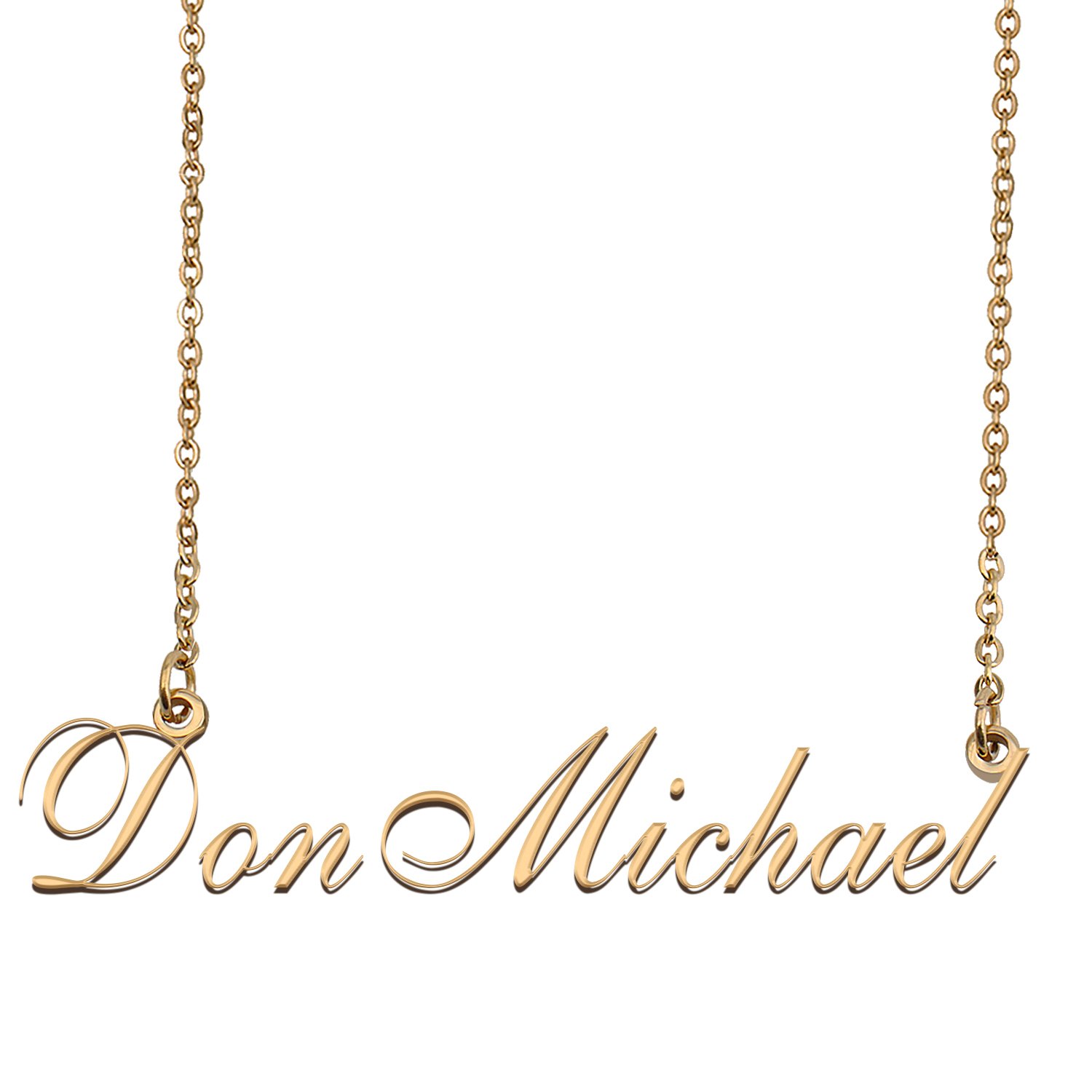 Customized Name Necklace 18K Gold Plated Jewelry Gift for Girlfriend for Her Kaje