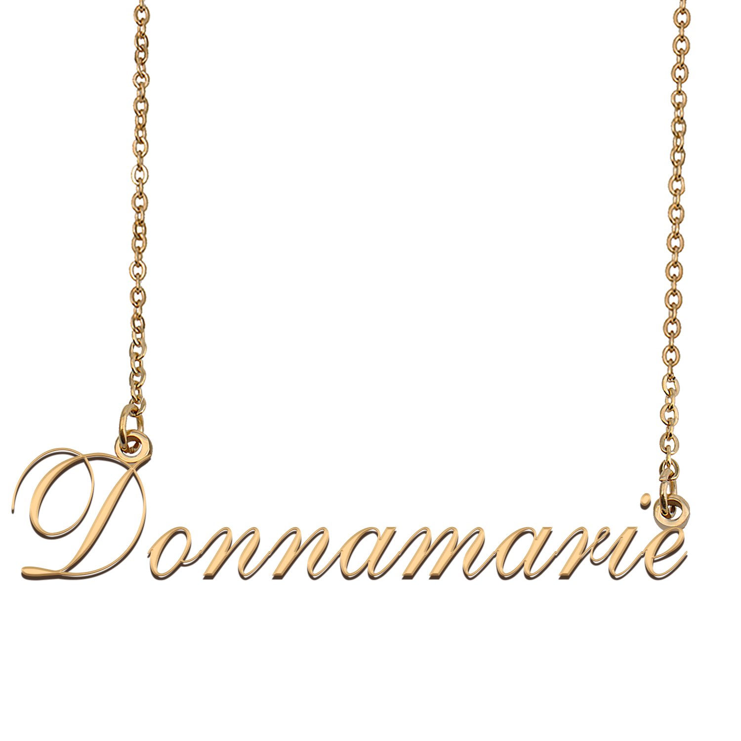 Customized Name Necklace 18K Gold Plated Jewelry Gift for Girlfriend for Her Kalaeb
