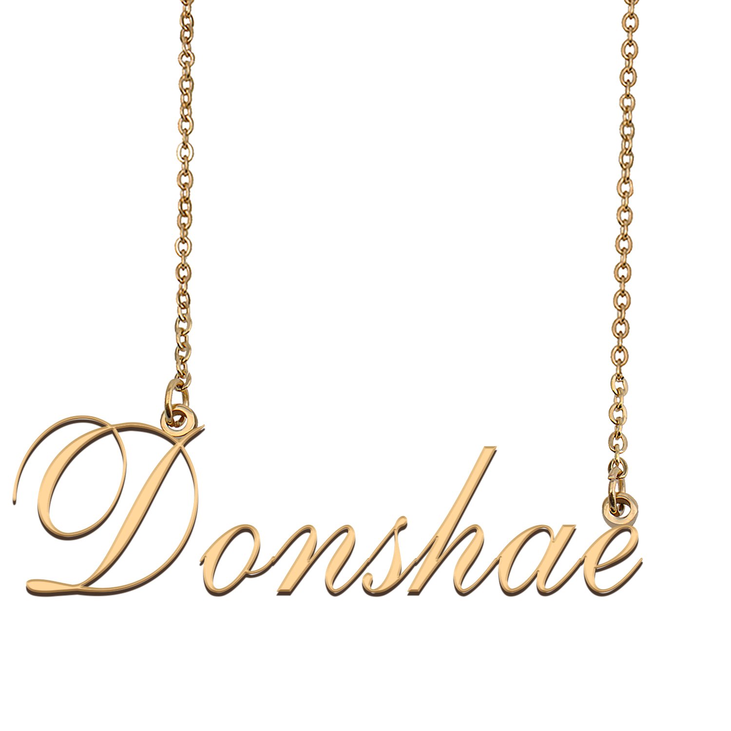 Customized Name Necklace 18K Gold Plated Jewelry Gift for Girlfriend for Her Kalayza