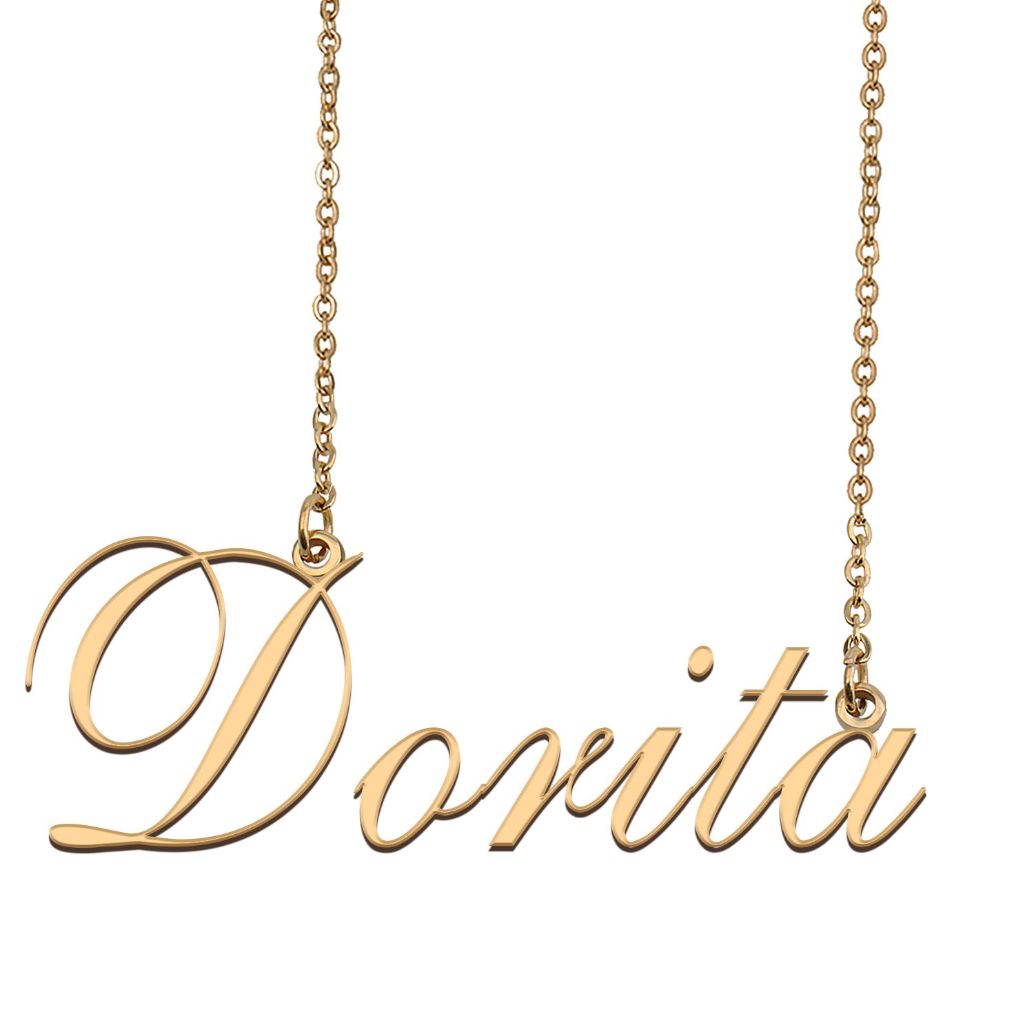 Customized Name Necklace 18K Gold Plated Jewelry Gift for Girlfriend for Her Kalista