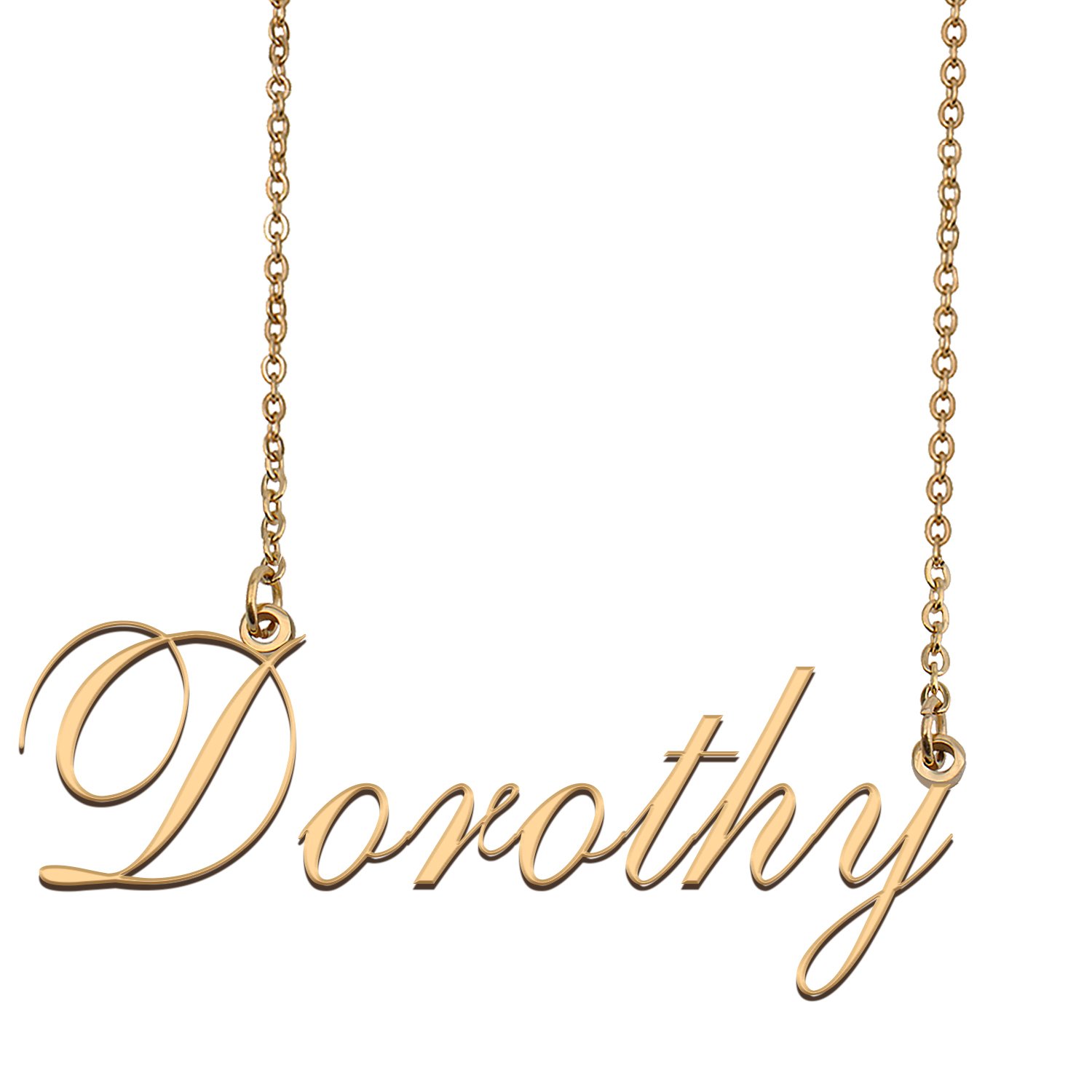 Customized Name Necklace 18K Gold Plated Jewelry Gift for Girlfriend for Her Kalitakum