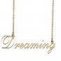 Customized Name Necklace 18K Gold Plated Jewelry Gift for Girlfriend for Her Kamden