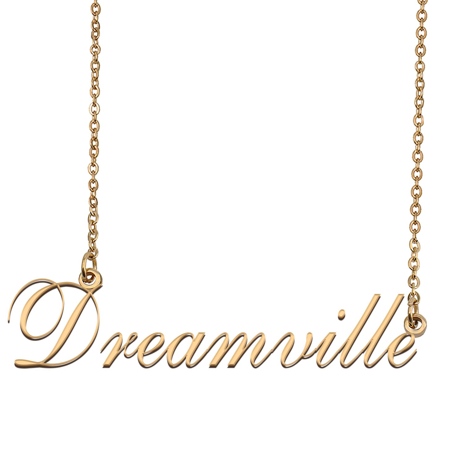 Customized Name Necklace 18K Gold Plated Jewelry Gift for Girlfriend for Her Kameron