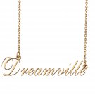 Customized Name Necklace 18K Gold Plated Jewelry Gift for Girlfriend for Her Kameron