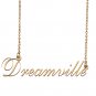 Customized Name Necklace 18K Gold Plated Jewelry Gift for Girlfriend for Her Kameron