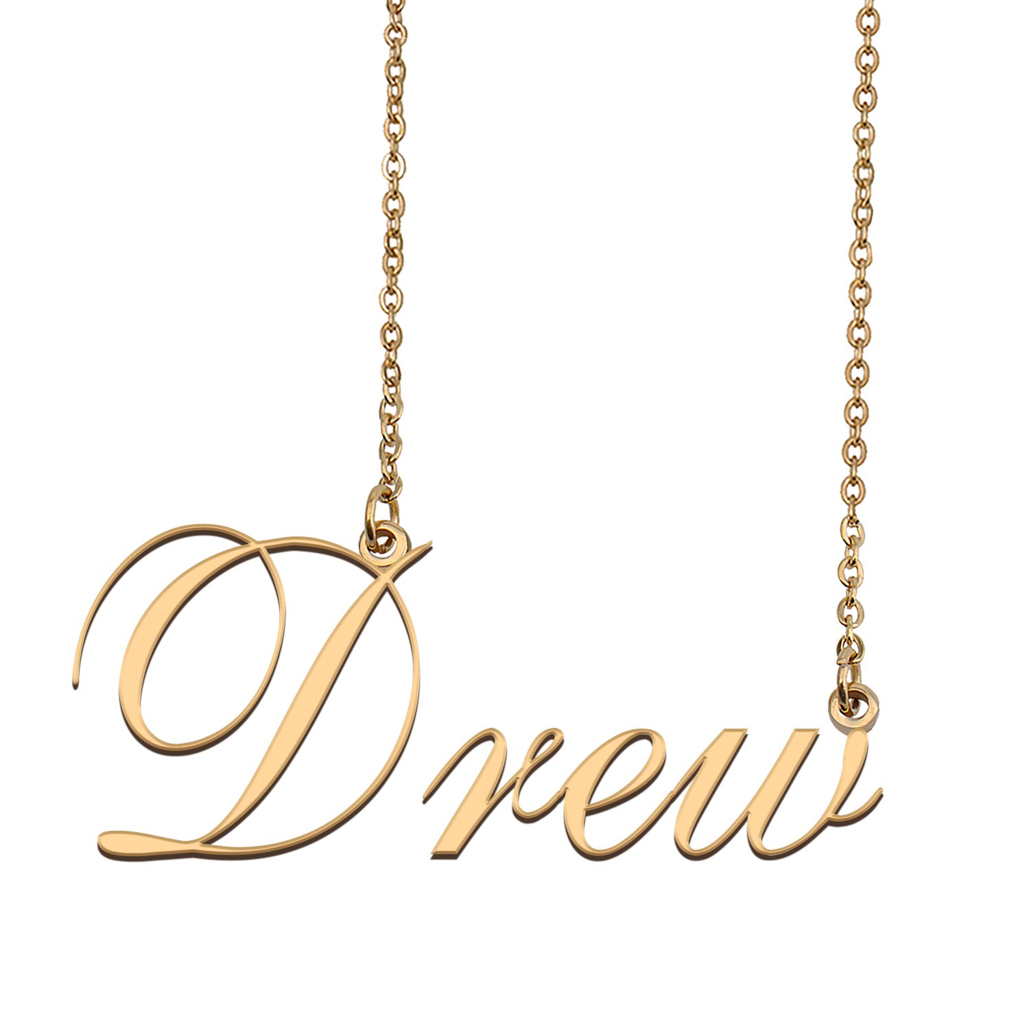 Customized Name Necklace 18K Gold Plated Jewelry Gift for Girlfriend for Her Kamila